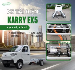 xe tải điện karry ex5 - xe taidien.vn