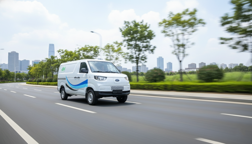 Xe van điện Karry E5 - Lái thử