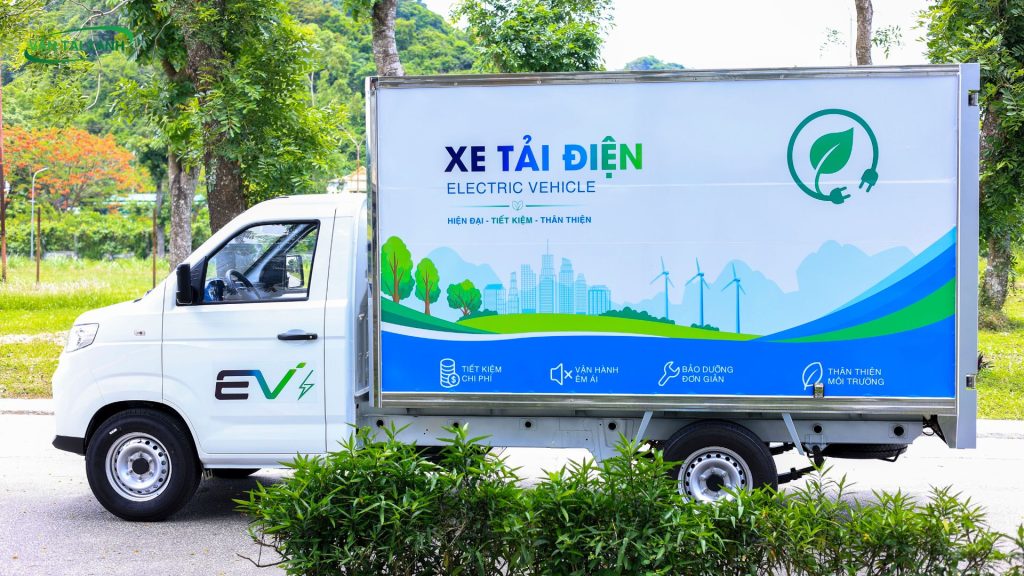 Khung gầm chassi và hệ thống treo nhíp lá chịu tải của xe tải điện X5.