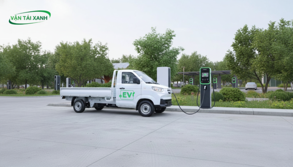 trạm sạc nhanh xe tải điện