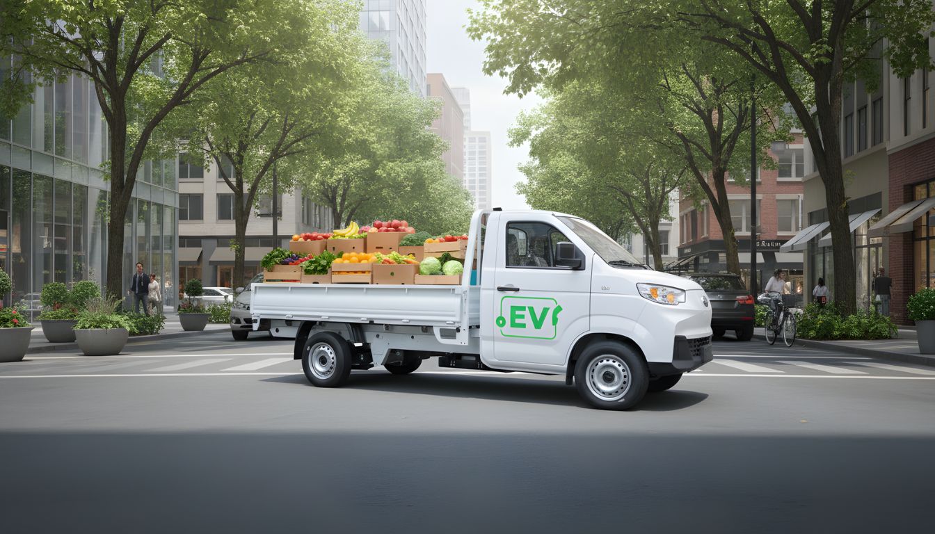 xe tải điện chở hàng trong đô thị