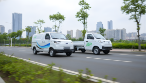 sự kiện ra mắt xe tải điện Karry X5 và xe van điện Karry E5 tại TP Hồ Chí Minh tháng 5/2026