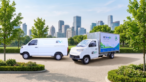 Bộ Đôi Xe Tải Điện X5 Và Xe Van Điện E5 Tham Dự Triển Lãm 5/2026