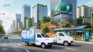 Xe tải điện thùng kín và thùng lửng