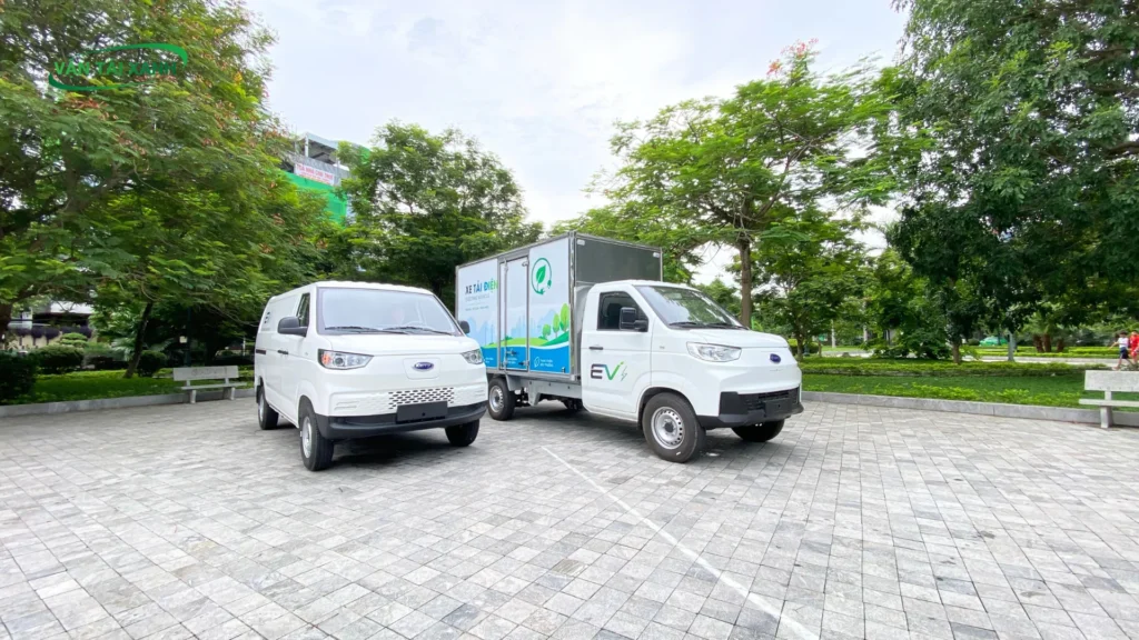 Bộ đôi vận tải xanh - Xe tải điện & Xe van điện